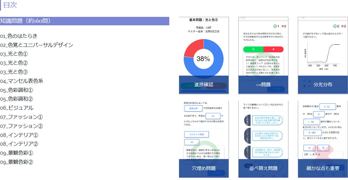 色彩検定®2級対策問題集