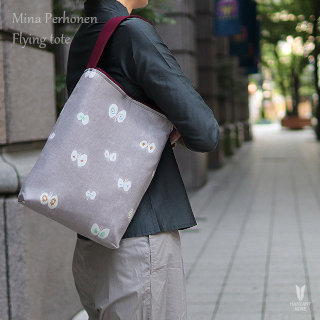 ミナペルホネン(mina perhonen)×倉敷帆布 グリーン【Flying tote 】