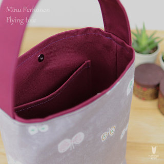 ミナペルホネン(mina perhonen)×倉敷帆布 グリーン【Flying tote 】