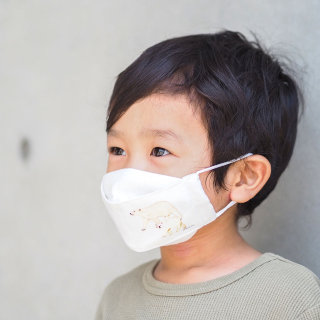 コットンリネンと冷感ガーゼ 子どもの夏マスク